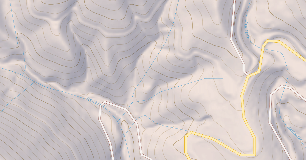 Map preview of BUTT-GANSNER SPUR
