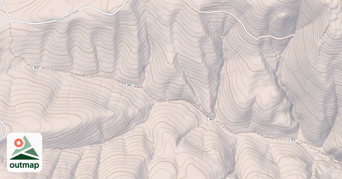 Map of French Hollow