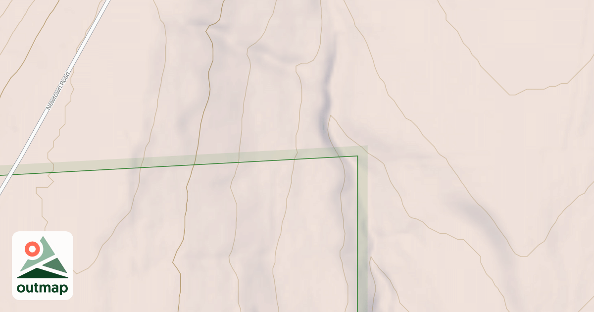 Map of Texas Hollow Snowmobile Trail