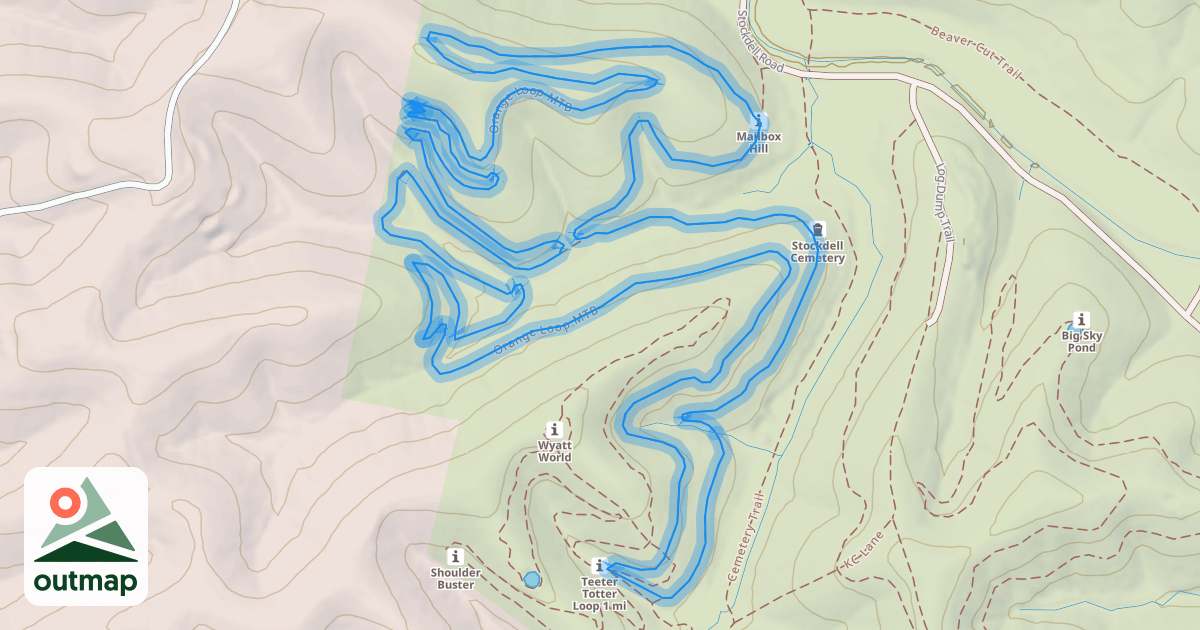 Map of Orange Loop MTB