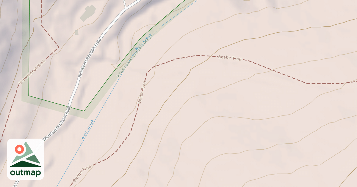Map of Beebe Trail