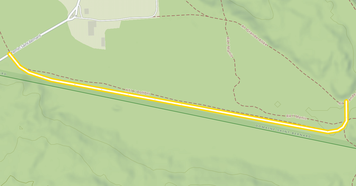 Map preview of A11 / Colibri