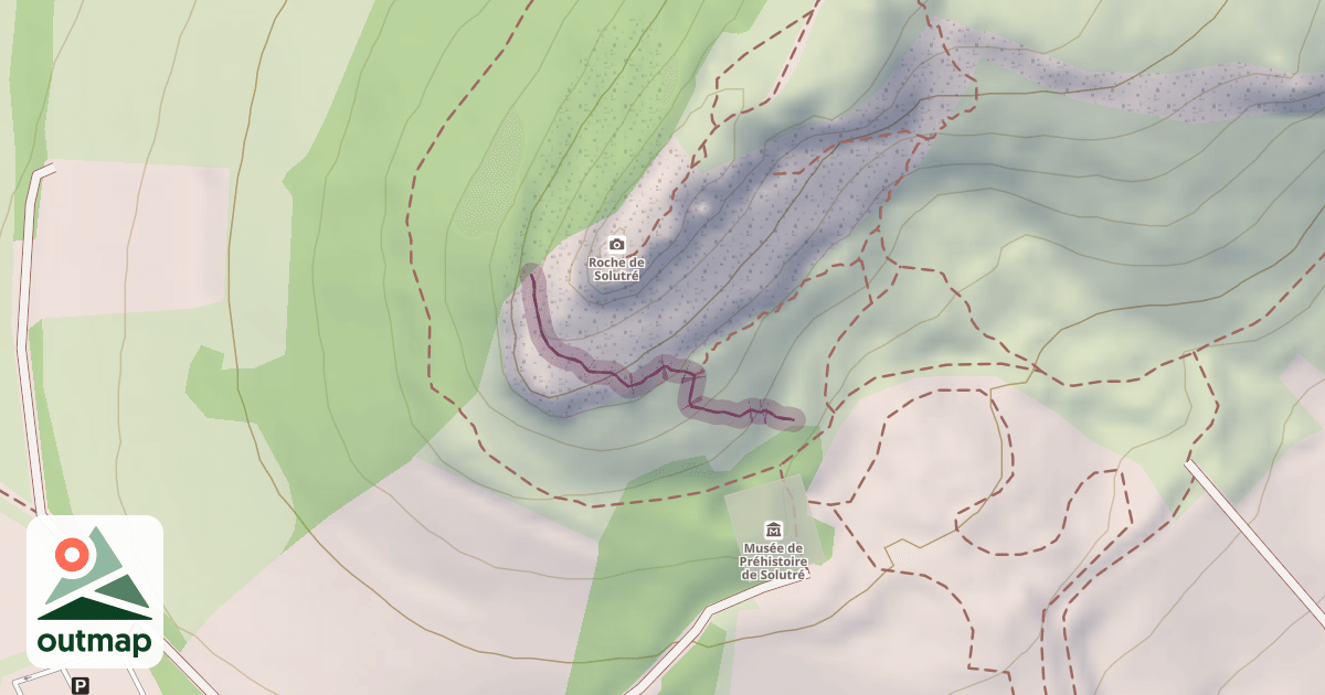 Map of Climbing Site