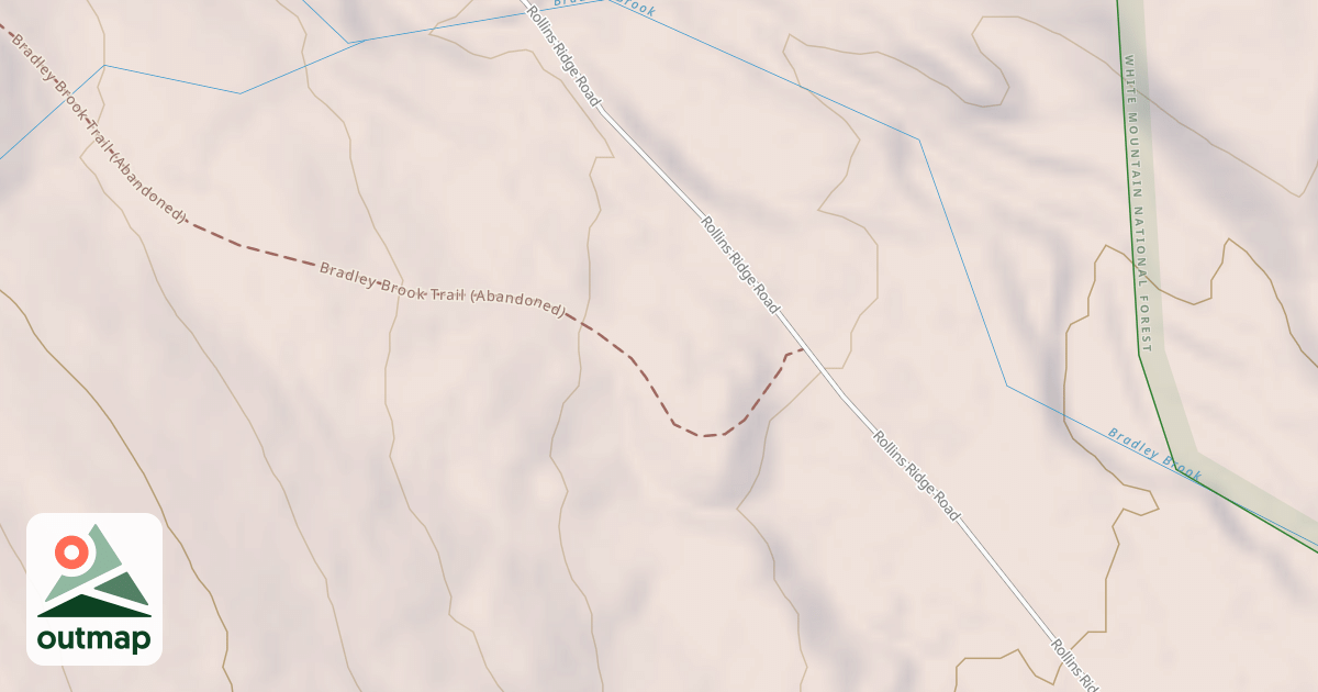 Map of Bradley Brook Trl