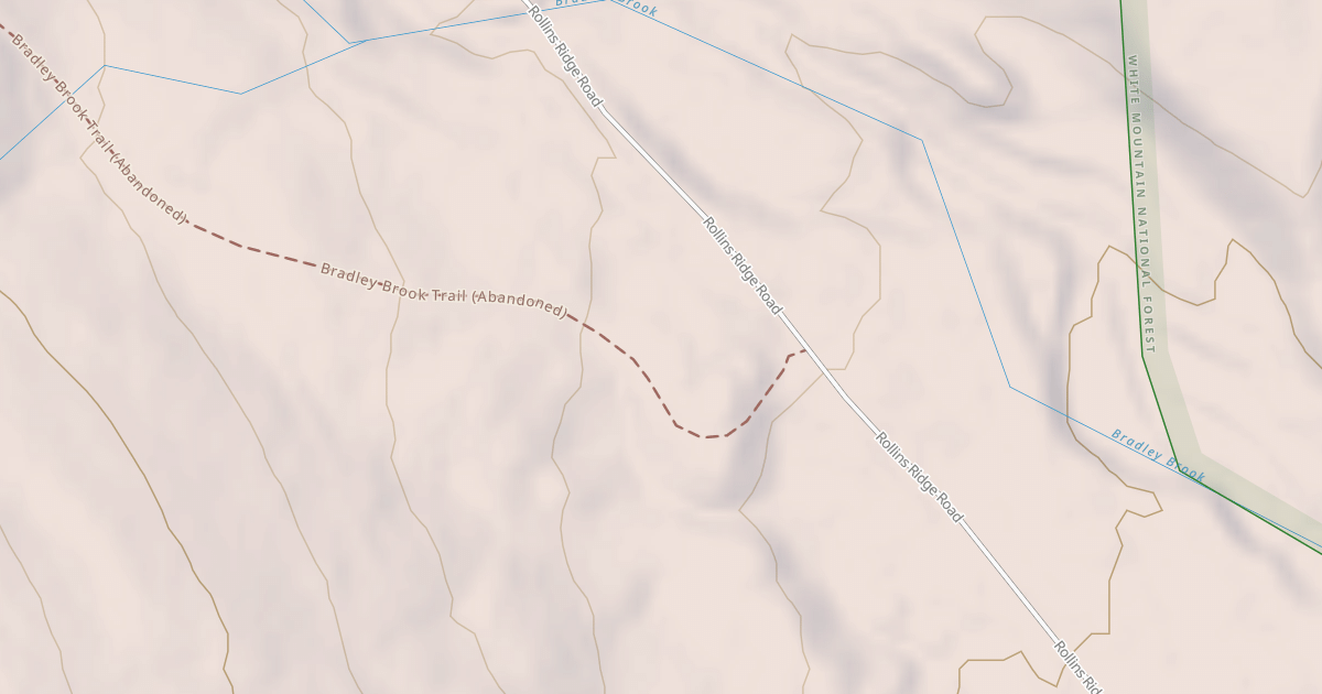 Map preview of Bradley Brook Trl