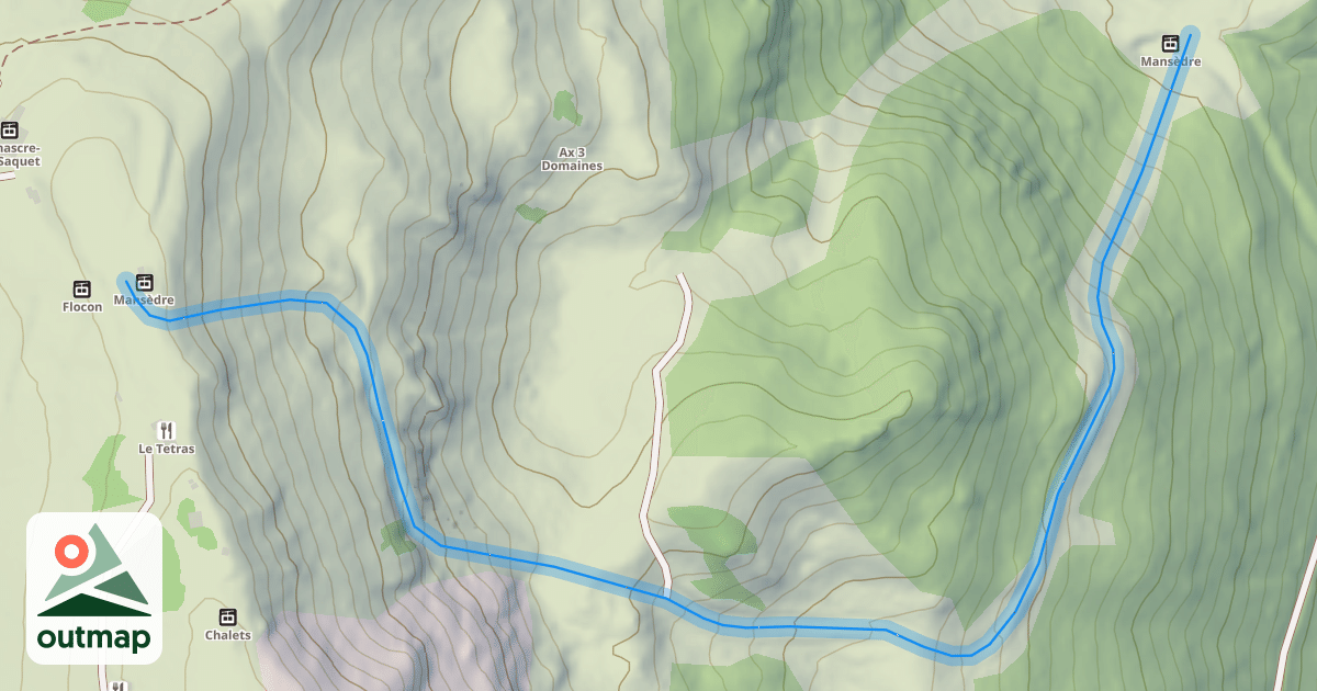 Map of Bisorne