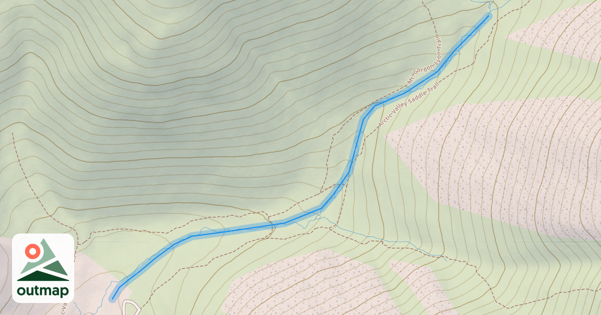Map of Creekbed