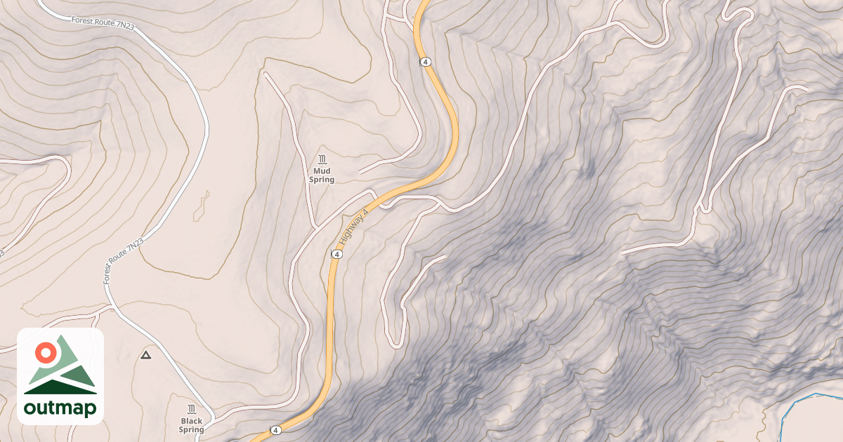 Map of USFS National Forest System Roads {9204BF17-5301-426B-B1A5-CC3AA4D50443}