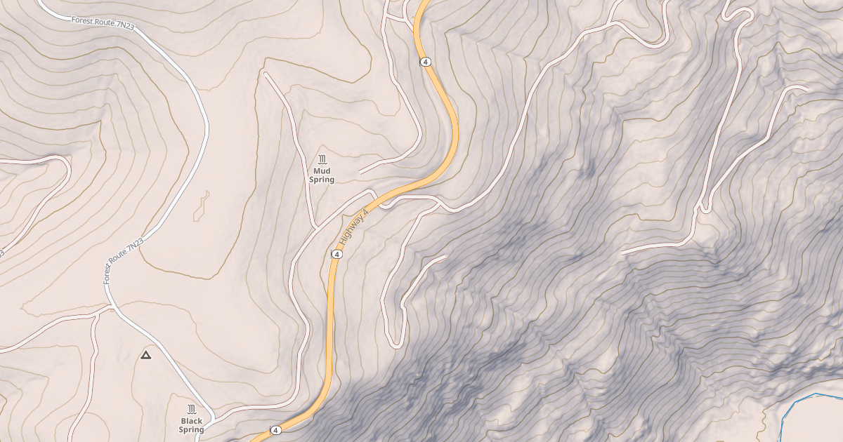 Map preview of USFS National Forest System Roads {9204BF17-5301-426B-B1A5-CC3AA4D50443}