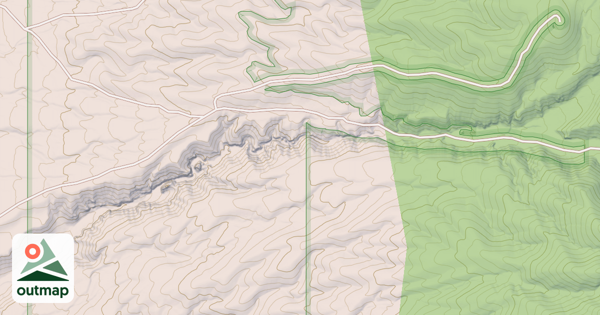 Map of BROOM CANYON