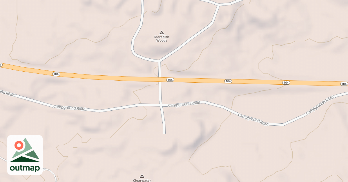 Map of Campground Rd