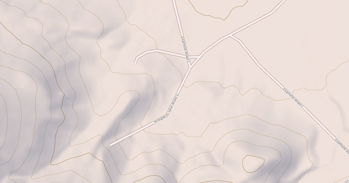 Map preview of PROSPECTS SPUR ROAD G