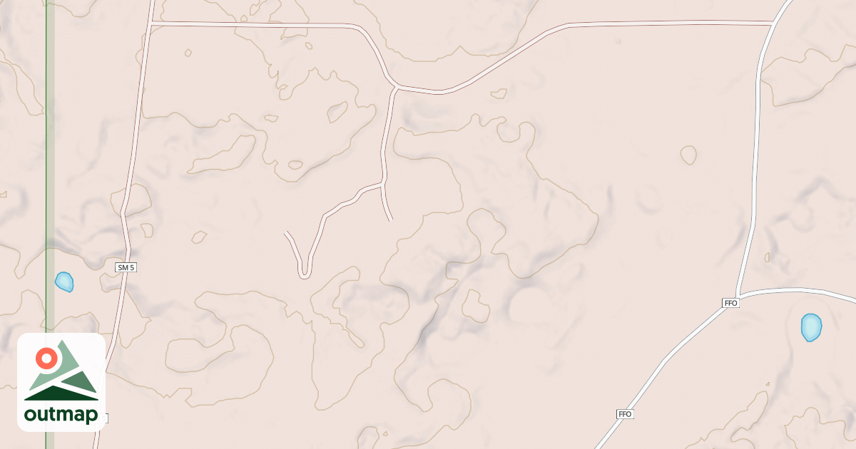 Map of Porterfield Lake Motorcycle Trail
