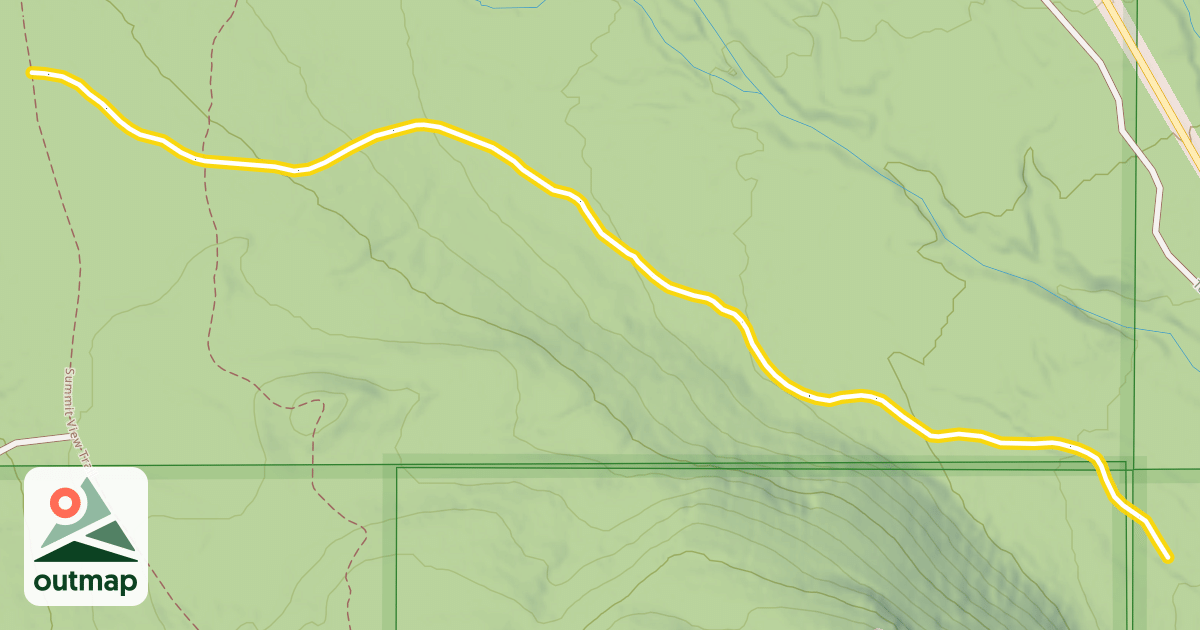Map of Tofte Trail