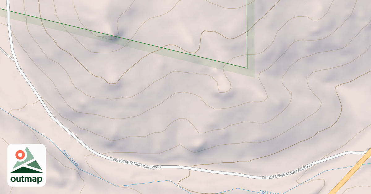 Map of FRENCH CREEK