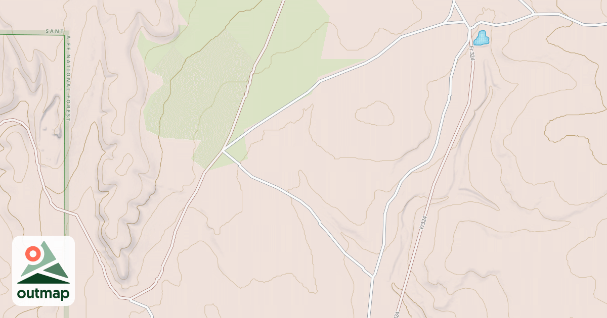 Map of ROWE MESA RD
