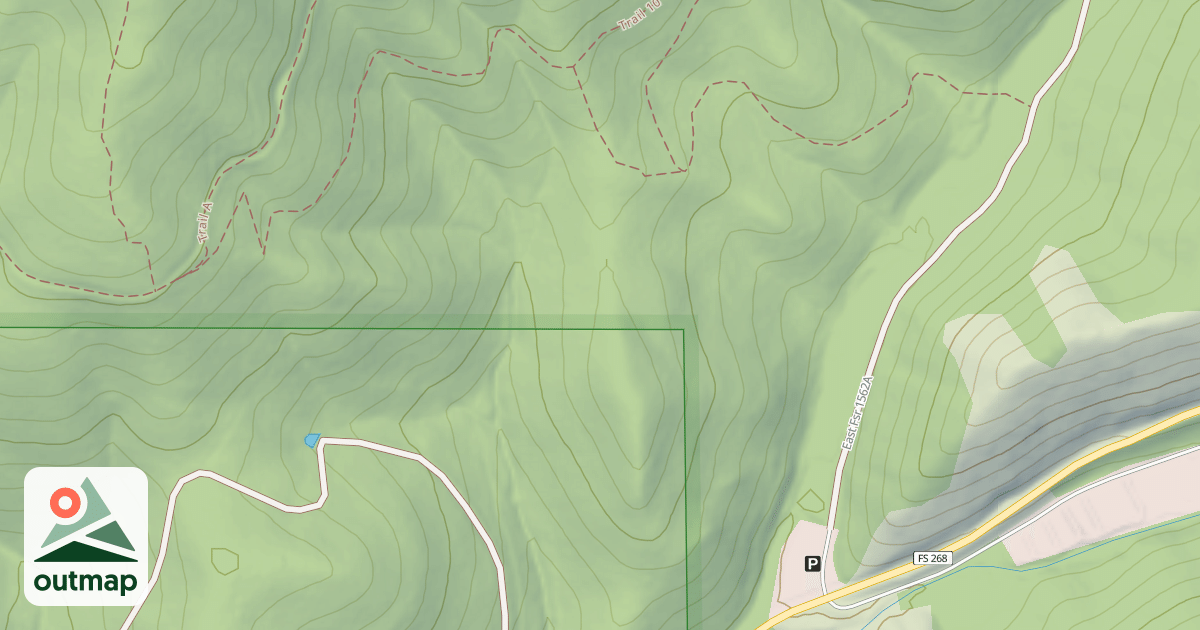 Map of Canfield Mtn Tr Cmplex Tr-10