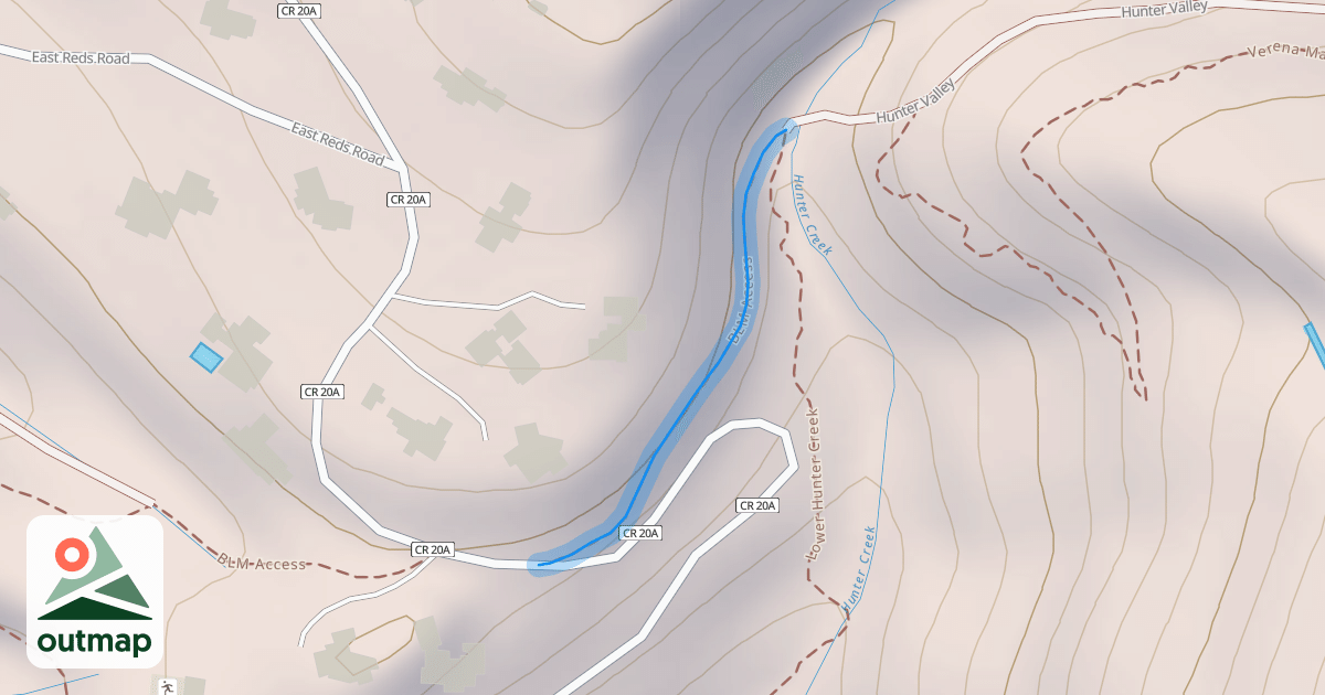 Map of BLM Access