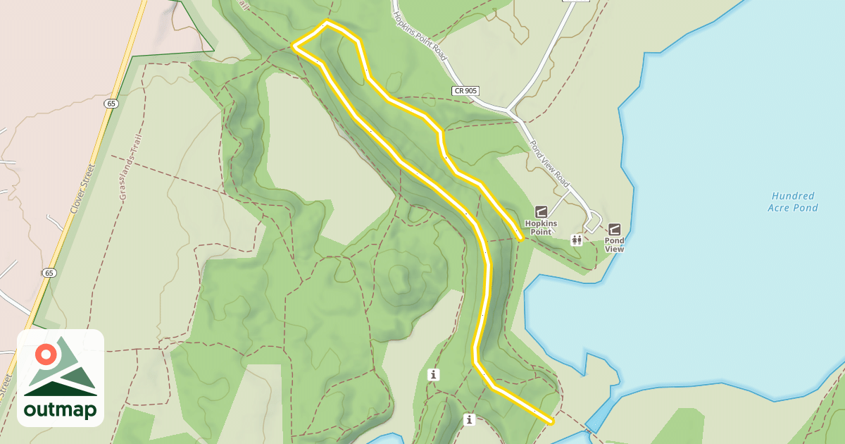 Map of West Esker Trail