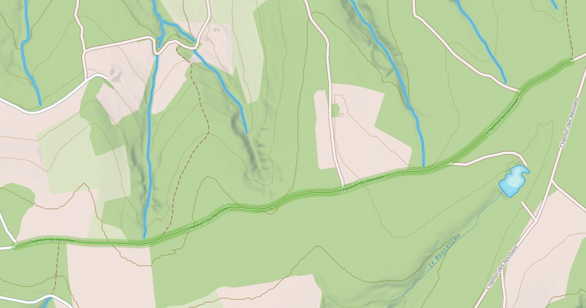 Map preview of Chemin du Revolet