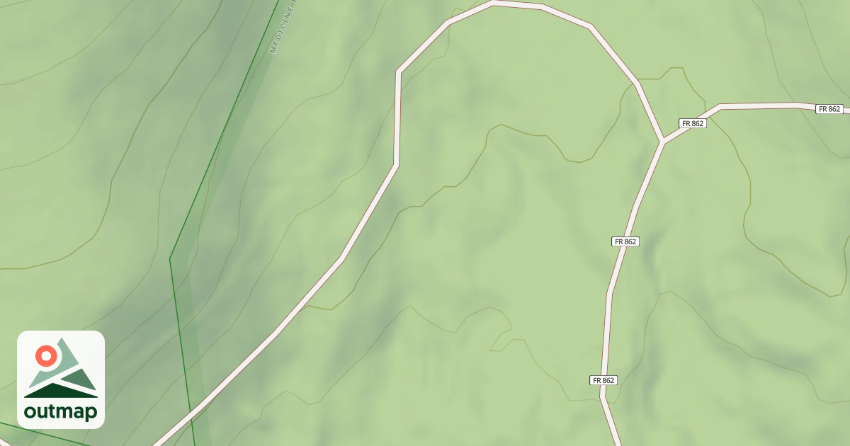 Map of DOUGLAS DIVIDE