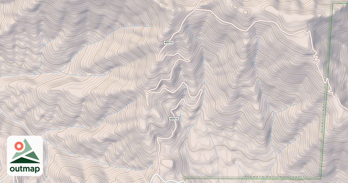 Map of BADGER MTN