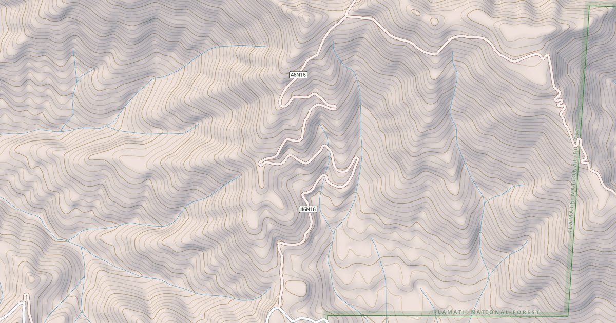 Map preview of BADGER MTN