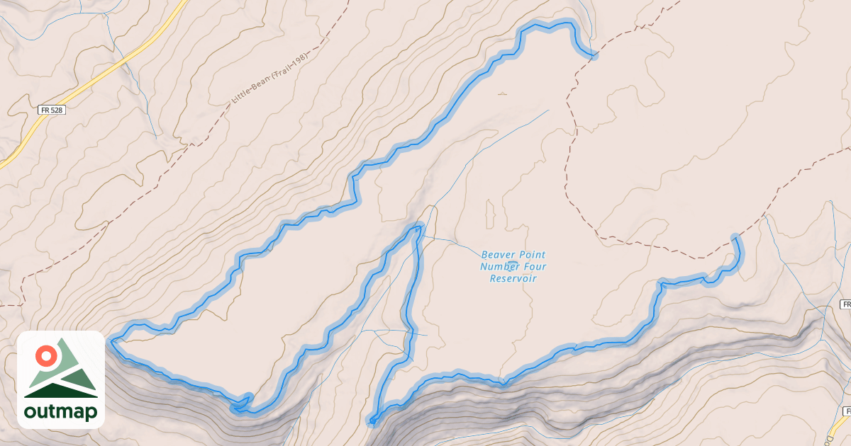 Map of String Bean Trail