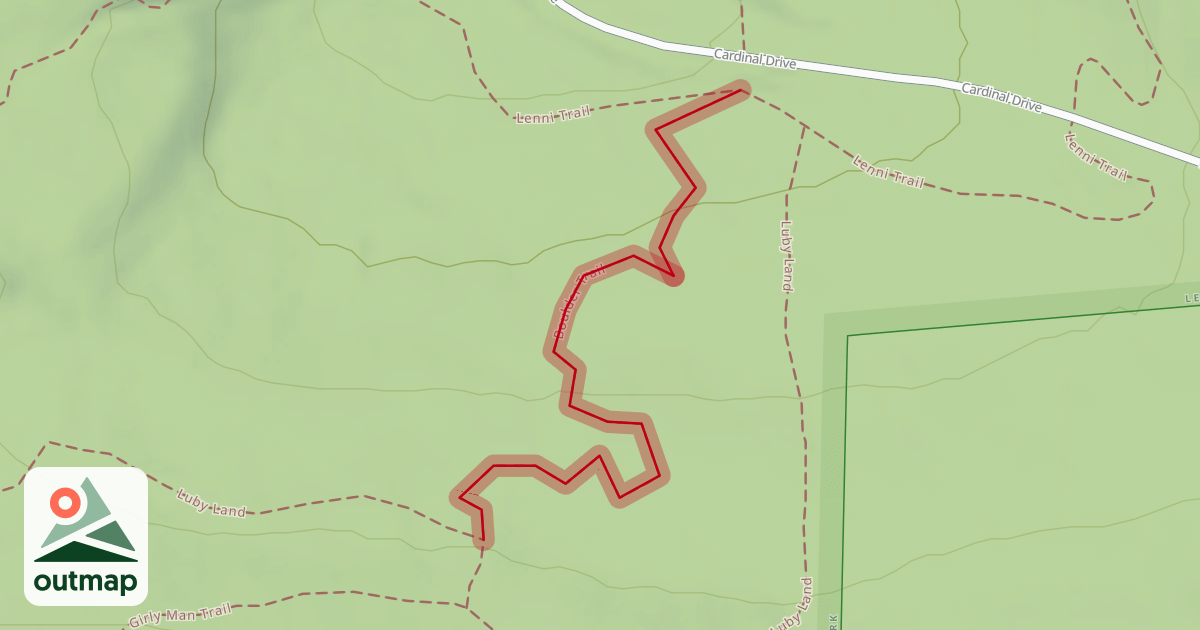 Map of Boulder Trail