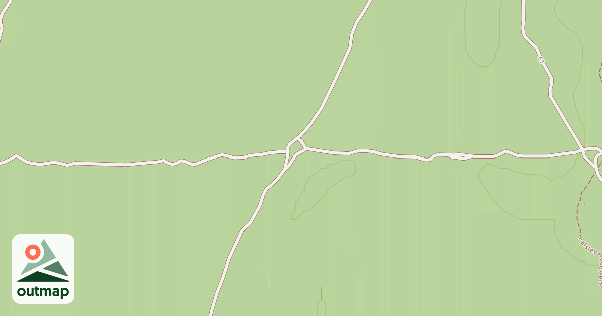 Map of Wandering Wiregrass