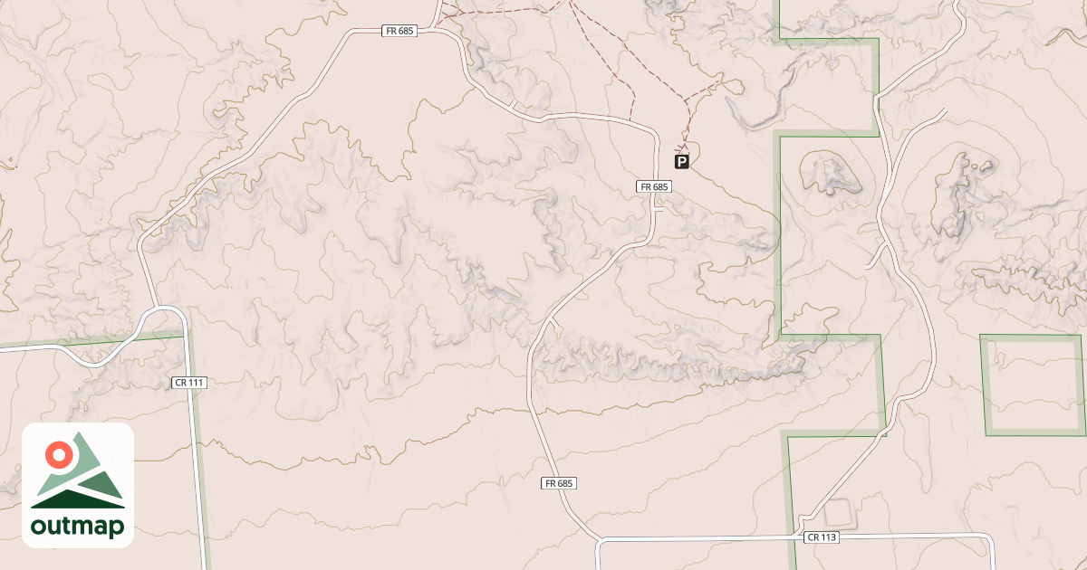 Map of ROAD 685