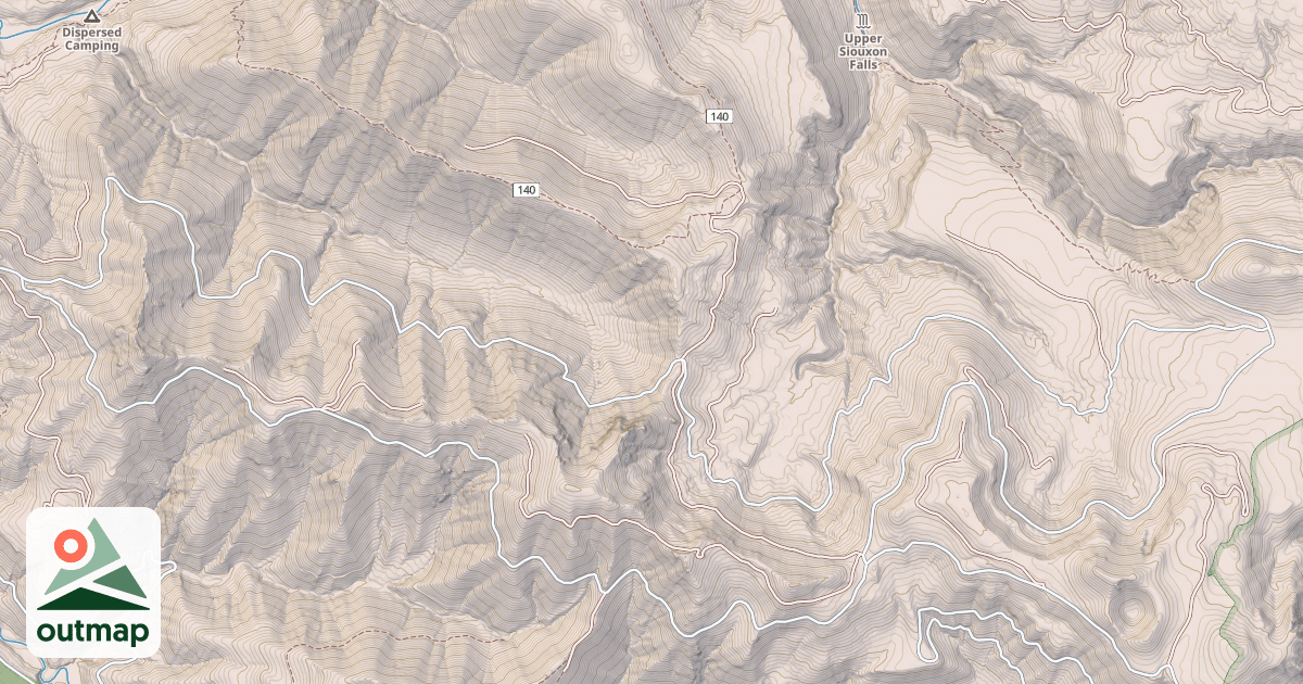 Map of CALAMITY RIDGE