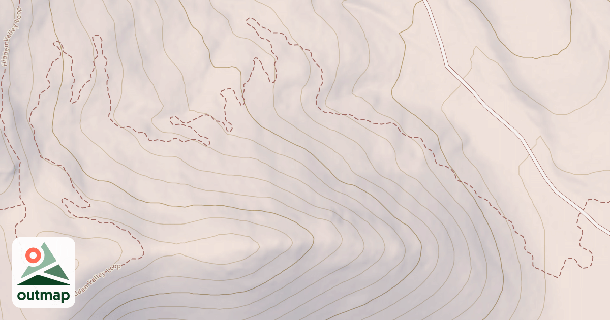 Map of Hidden Valley Loop