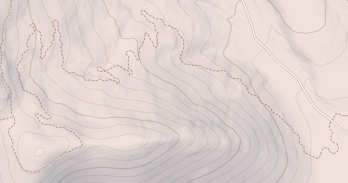 Map preview of Hidden Valley Loop