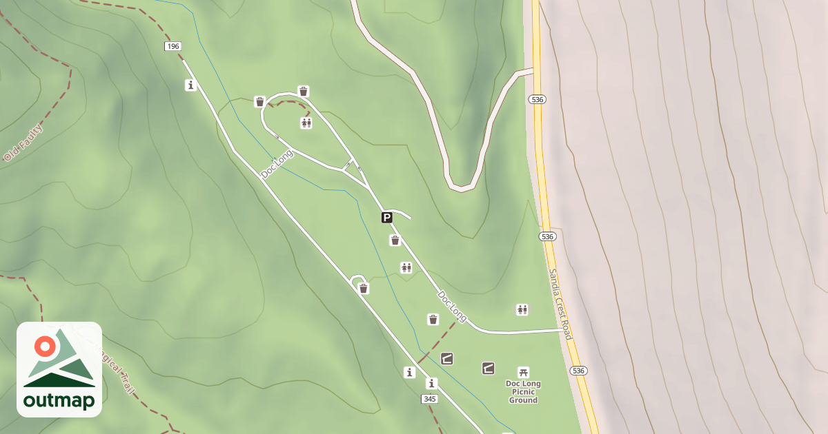 Map of DOC LONG