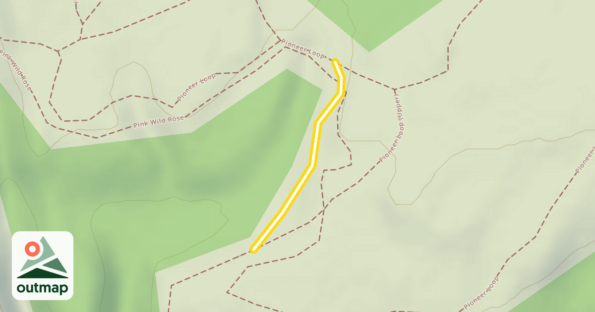 Map of Pioneer Loop (Lower)