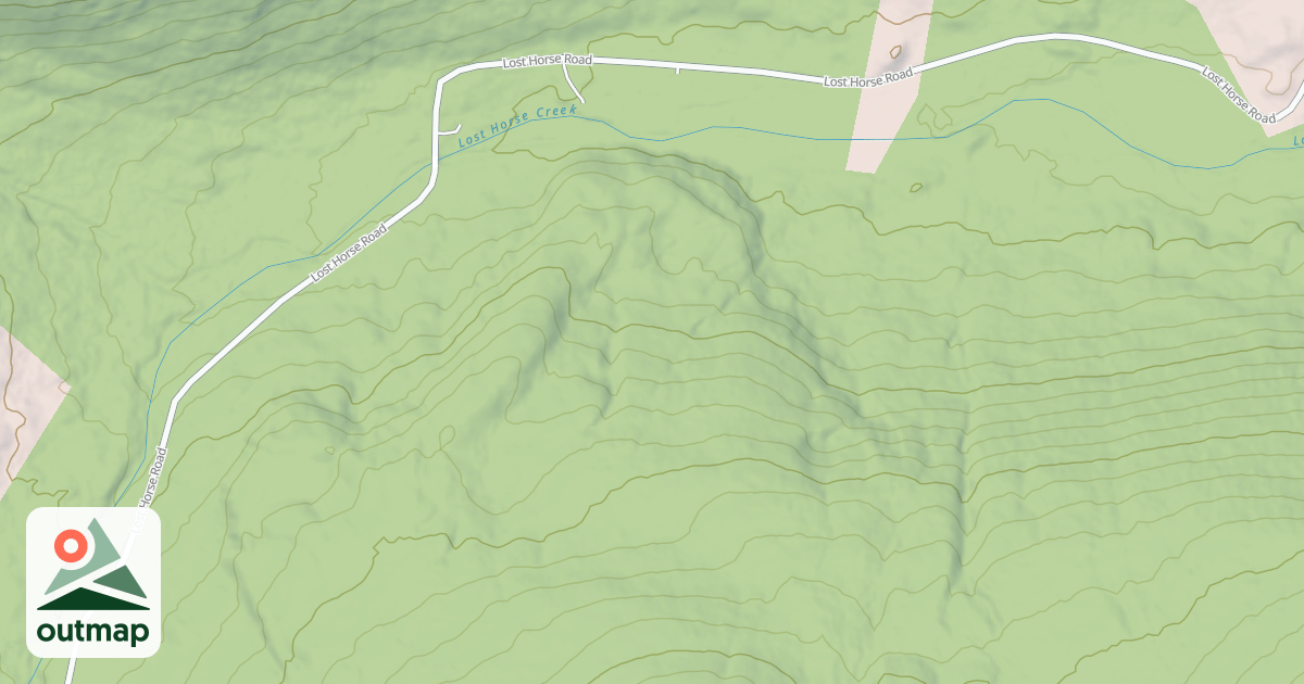 Map of (FDR) LOST HORSE