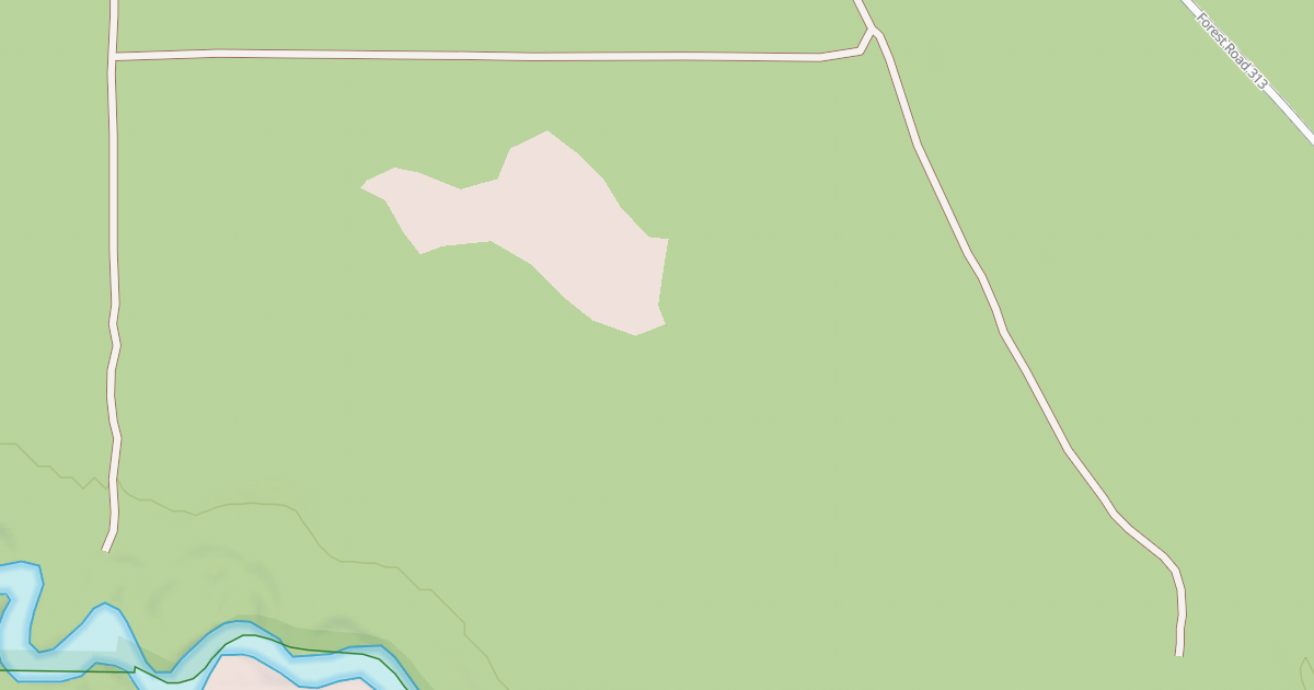Map preview of USFS National Forest System Roads {629E93B4-04FD-4FEA-A89D-4793E8732742}