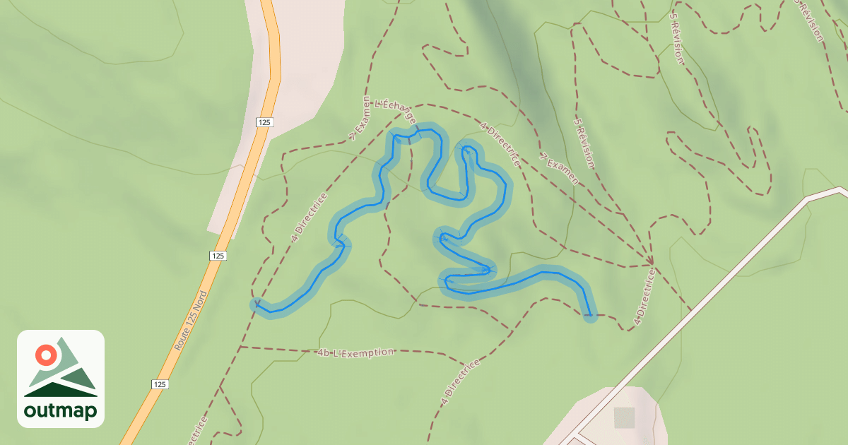 Map of 6 Note de Passage