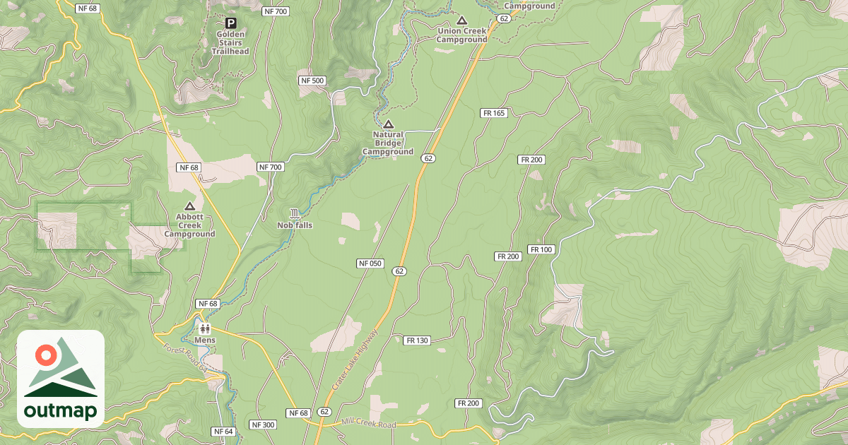 Map of Union Creek (South) Ohv