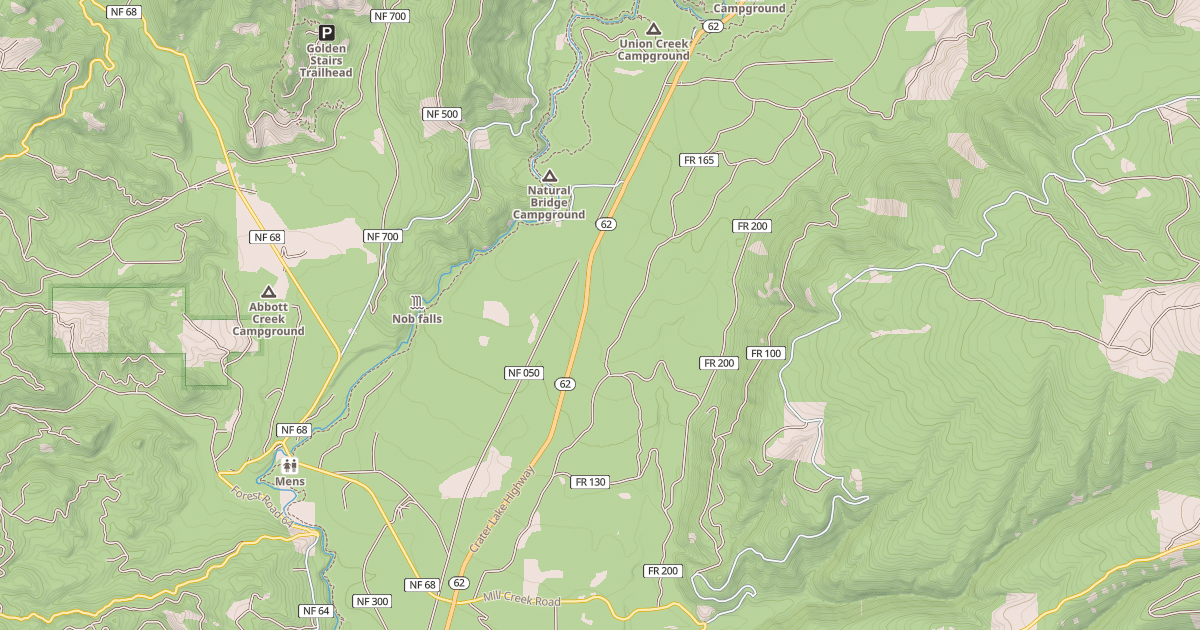 Map preview of Union Creek (South) Ohv