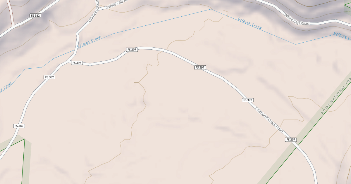 Map preview of CHARLOTTE GULCH