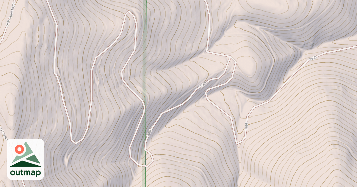 Map of COMBEST HIGH RIDGE