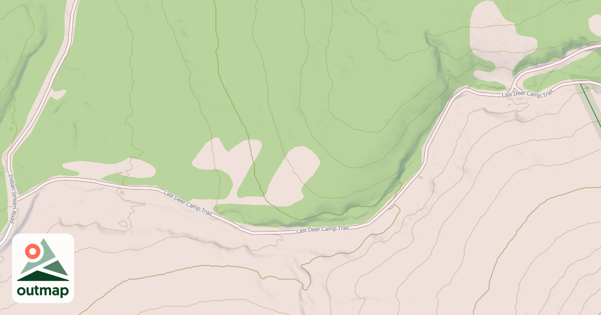 Map of Last Deer Camp Trail