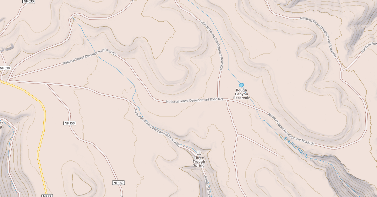 Map preview of USFS National Forest System Roads {B61EA023-9C34-4228-B003-3E8FF2856683}