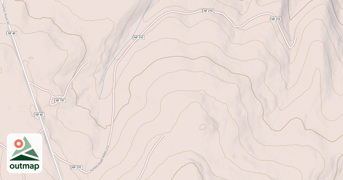 Map of USFS National Forest System Roads {03DC71C6-D73E-45FE-B8D4-7908B972878A}
