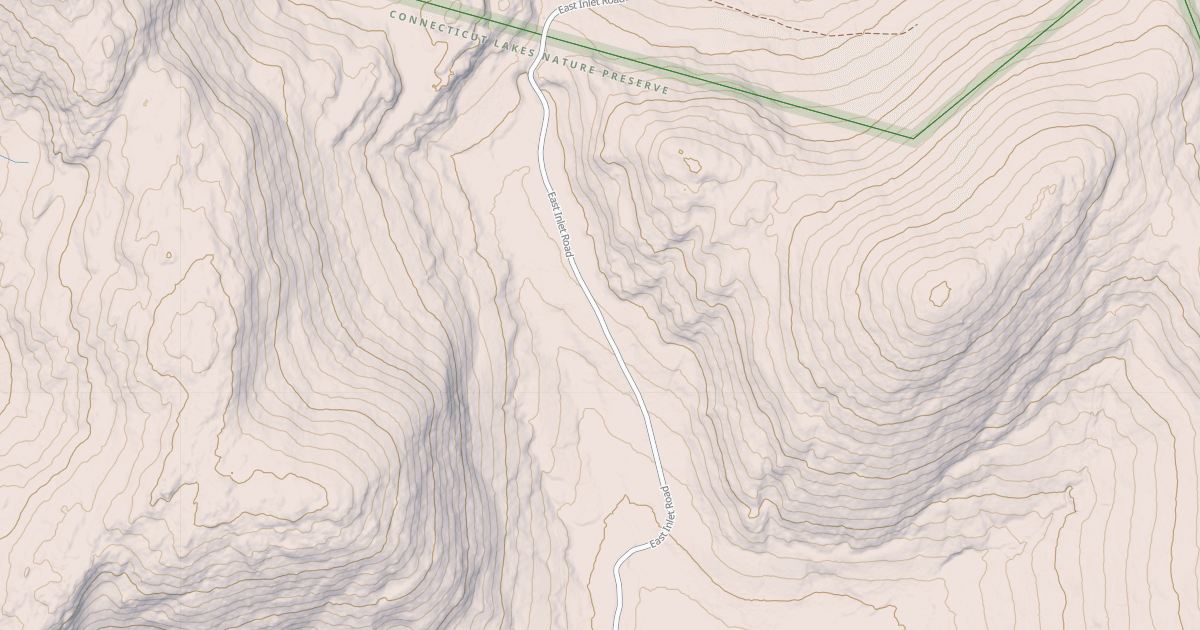 Map preview of East Inlet Rd