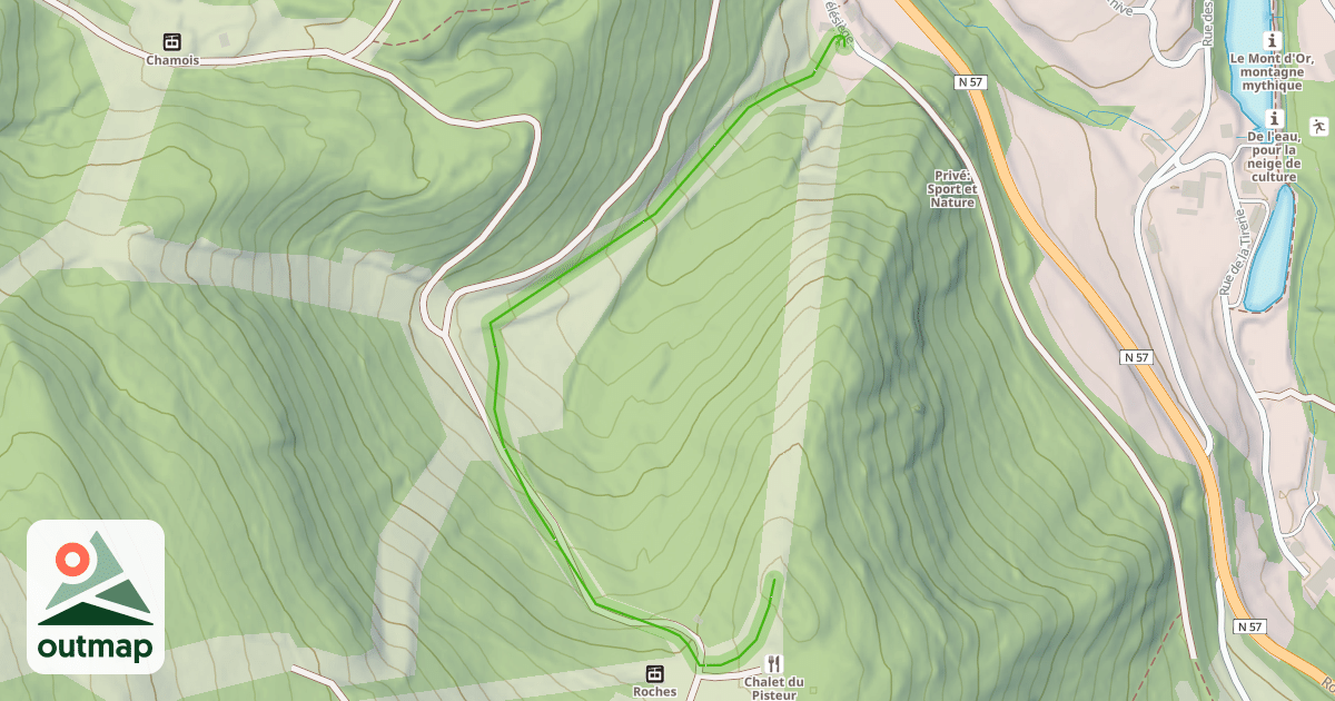 Map of Grange Deniset