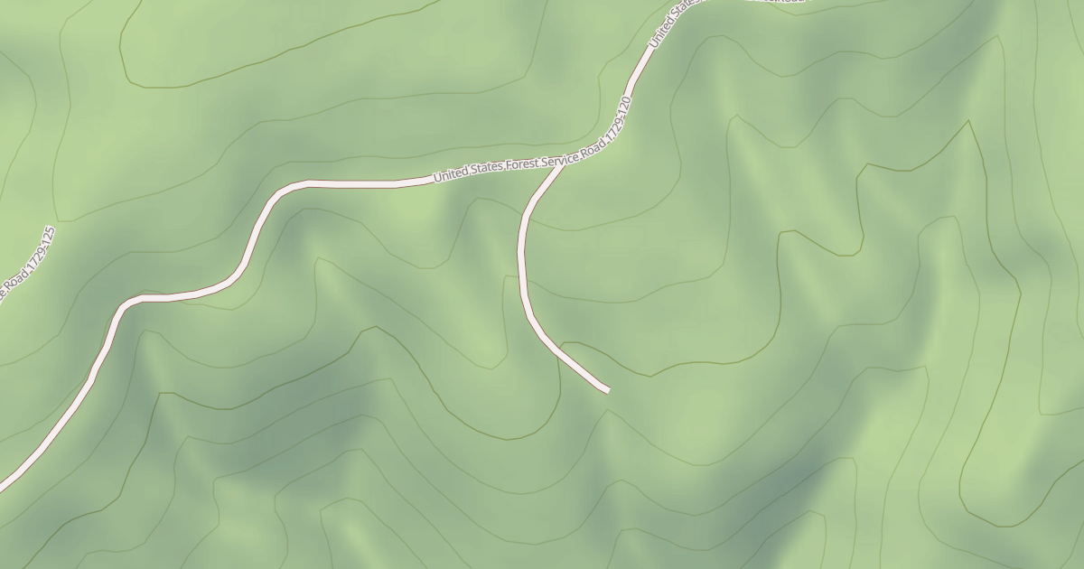 Map preview of USFS National Forest System Roads {81D2A9A3-B08C-4841-B79E-E8ADD65531AF}