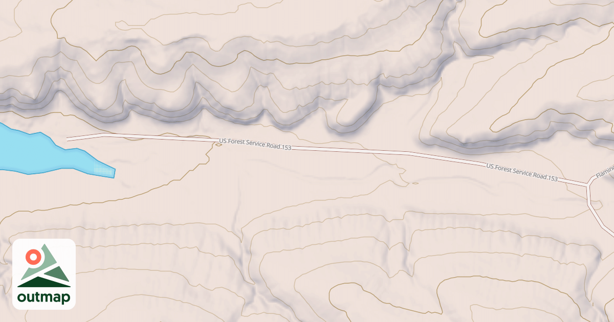 Map of LOWE CANYON